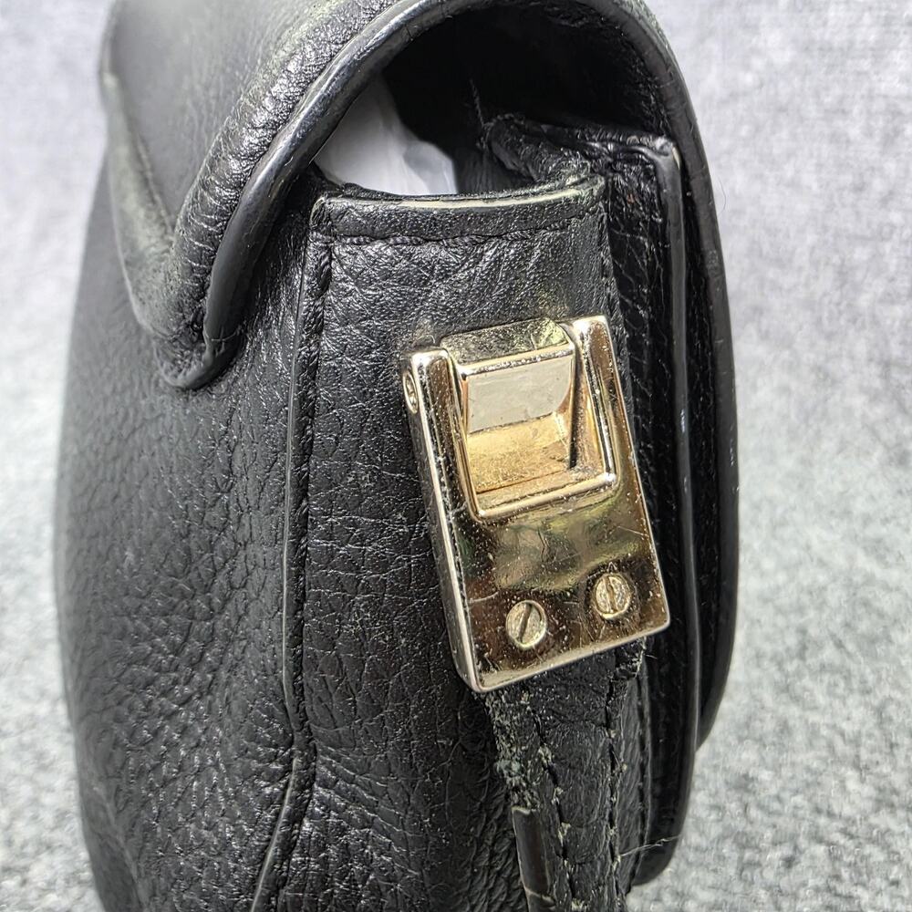 Kate Spade Crossbody Bag Womens Small Black Pebbled Cow Leather Shoulder Purse - Picture 7 of 16